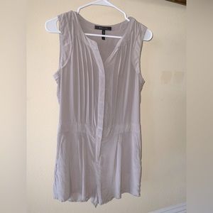 BCBG Max Azria 100%Silk Paloma Jumper in Hazelnut | Size S